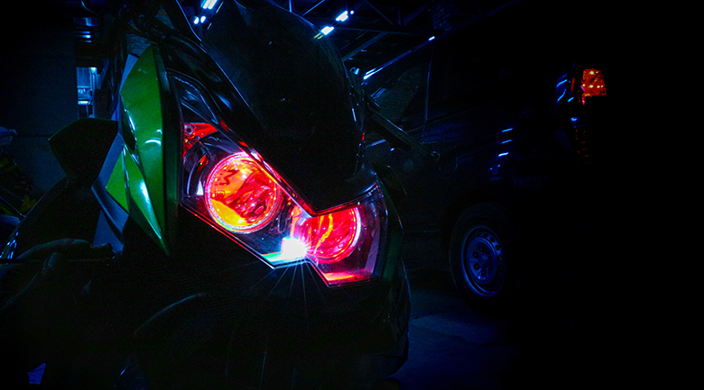 đèn led moto siêu đẹp dành cho người mê xe