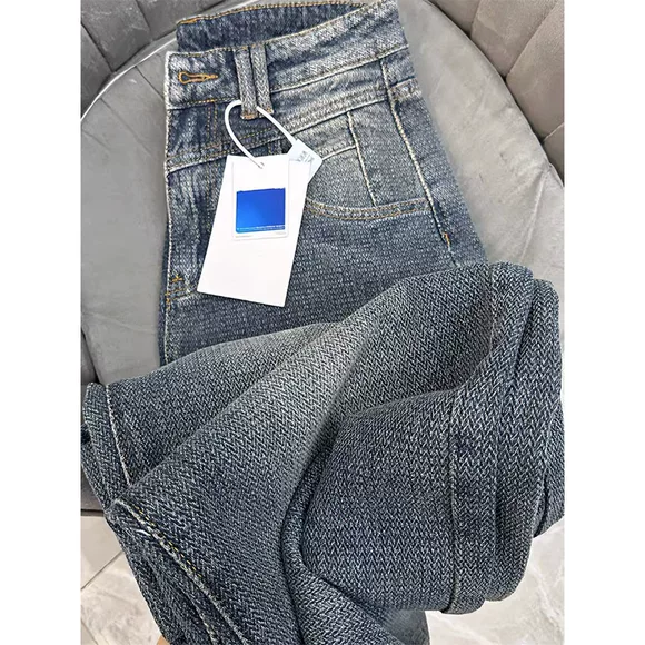 MỚI XEM phiên bản mới của Hàn Quốc quần jean nữ lỗ đen mỏng | 594353801 quần short bò