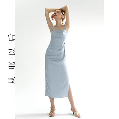 2019 mới của phụ nữ Hàn Quốc khí chất ren gợi cảm váy nữ mùa hè Slim cổ treo Một chiếc váy ngắn từ - váy đầm váy sơ mi