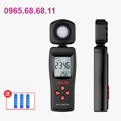 Delixi Độ Chính Xác Cao Photometer Độ Sáng Độ Sáng Bút Thử Nhà Photometer Đèn Lumen Đo máy đo độ nhám