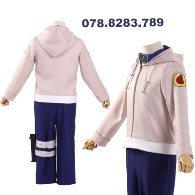 Naruto chính hãng Hyuga Hinata COS phù hợp với bộ hoàn chỉnh của Hinata vị thành niên chương cosplay quần áo bảo vệ trán quần áo dành cho nữ