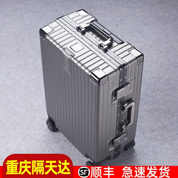 Xe đẩy hành lý khung nhôm hộp vali phổ bánh xe nữ nam sinh viên hộp mật khẩu 20 inch 24 hành lý mua vali