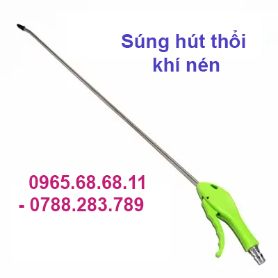 Súng xịt hơi khí nén vòi dài trên 1 mét súng thổi bụi không khí loại bỏ bụi