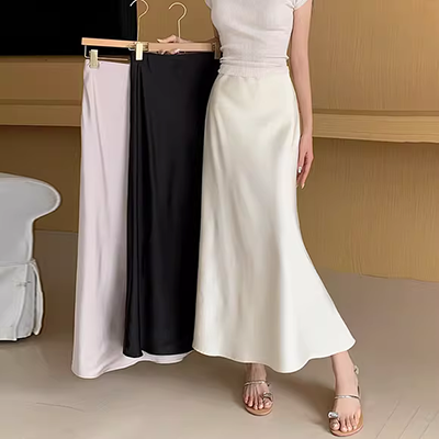 Dong Xiao de 2019 hè mới dành cho nữ phiên bản Hàn Quốc của ngày lễ gió quây xếp li eo một bên vai nữ - Váy eo cao đầm sơ mi that eo
