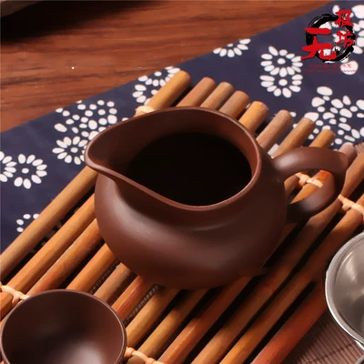 Zisha Gongdao Cup trà chính hãng Haicha trà sữa chai sữa cốc công cộng Chaozhou Kungfu bộ trà phụ kiện trà cung cấp đặc biệt bình pha trà có lưới lọc inox