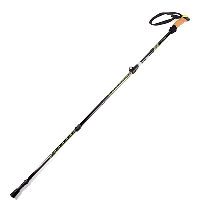 Cực cao trekking ngoài trời cực cao có thể thu vào ba cực cực leo núi bằng sợi carbon NP-068 - Gậy / gậy gậy tre cho người già