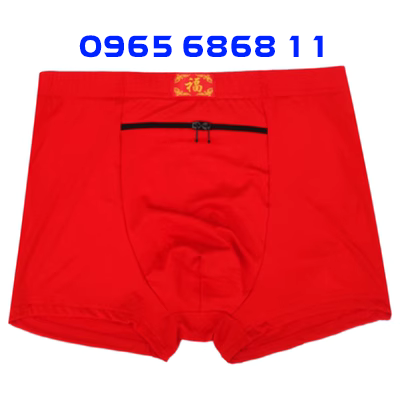 Quần sịp nam có túi dạng boxer chống trộm chất liệu vải dệt kim dày dặn quần boxer đàn hồi quần sịp doremon