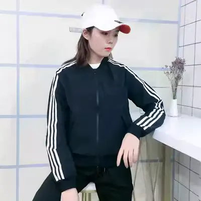 Áo khoác mùa thu 2019 Adidas áo khoác đồng phục nữ thể thao áo khoác gió thông thường FK3509 3511 3510 - Áo khoác thể thao / áo khoác áo khoác nỉ lining