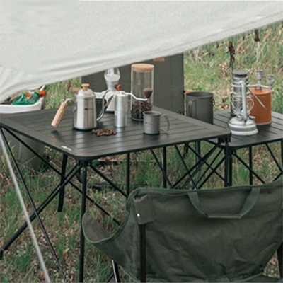 Mu Gaodi bàn gấp ngoài trời di động nhẹ hình chữ nhật bằng hợp kim nhôm dã ngoại dã ngoại nướng bàn cắm trại