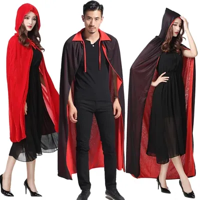 Trang phục hóa trang Halloween trưởng thành nam phù thủy áo choàng trẻ em cos phù thủy cái chết đen áo choàng ma cà rồng hóa trang anh halloween