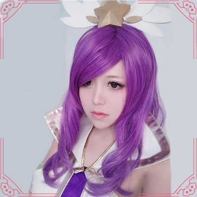 cosplay ahri sexy Noki Liên Minh Huyền Thoại LOL Ngôi Sao Người Giám Hộ Phép Thuật Cô Gái Janna Miệng Hổ Kẹp Cos Tóc Giả zeri lol cosplay