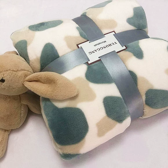 Wosheng màu rắn kích thước lớn Âu Mỹ giải trí sofa chăn giường đuôi chăn trang trí chăn B & B khách sạn thảm - Ném / Chăn chăn lông cừu giá bao nhiều