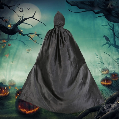 Halloween cha mẹ và con biểu diễn phù thủy hóa trang phù thủy áo choàng áo choàng thuật sĩ mũi chổi móng tay cho người lớn và trẻ em gg halloween 2022