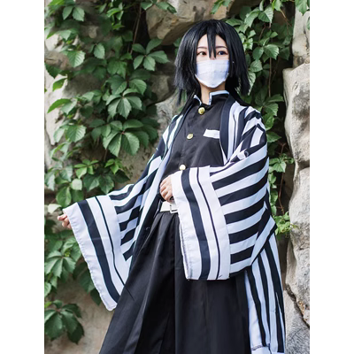 cosplay anime demon slayer Dumandu Demon Slayer cos Iguro Kobanei cosplay phù hợp với rắn cột tại chỗ Halloween và hoạt hình Haori cosplay kaigaku