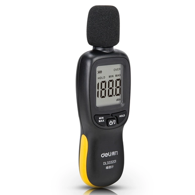 Công cụ hiệu quả máy đo tiếng ồn kỹ thuật số có độ chính xác cao máy đo môi trường công trường xây dựng hộ gia đình máy đo decibel DL333201 2