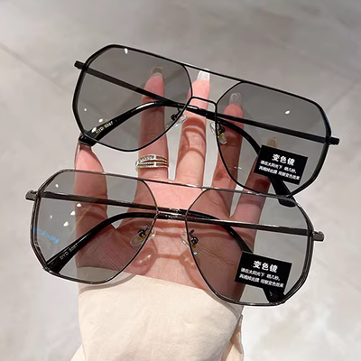 2018 new sunglasses nữ Hàn Quốc phiên bản của thủy triều kính mát nữ 2017 sao retro Harajuku phong cách ulzzang kính cận thời trang