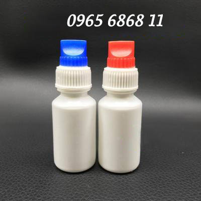 Chai nhựa 10ml có nắp bảo vệ chuyên dụng đựng thuốc nhỏ mắt lọ nhựa 10ml PE cao cấp đựng