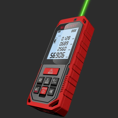 thước đo điện tử xiaomi Maitest S2 ngoài trời ánh sáng xanh mạnh mẽ đo khoảng cách laser