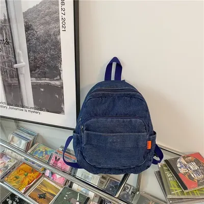 Ba lô văn học mini Nhật Bản thích hợp ba lô nhỏ đa năng retro thanh niên du lịch vải mới đi học thường ngày