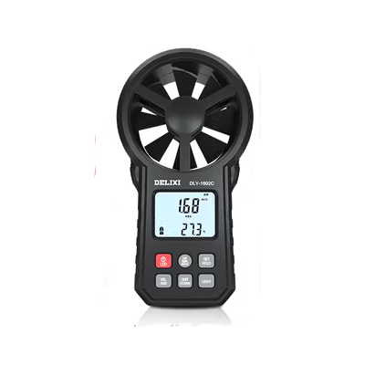 Delixi máy đo gió máy đo gió có độ chính xác cao thể tích không khí máy phát hiện dụng cụ cầm tay đo tốc độ gió thiết bị đo vận tốc