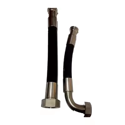 Ống dầu cao áp dây thép bện ống thủy lực chịu được nhiệt độ cao và áp suất cao ống cao su hơi nước áp suất âm ống dầu chống