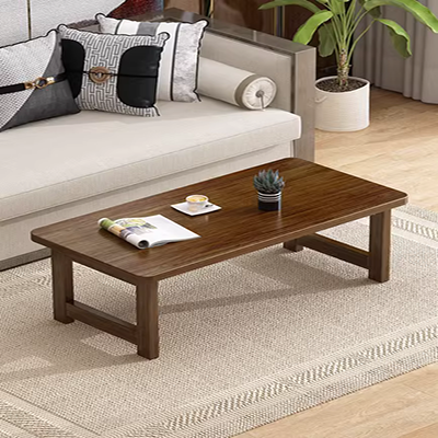 Bàn cà phê hình chữ nhật căn hộ nhỏ phòng khách gỗ rắn thực tế đồ nội thất hiện đại Của Trung Quốc bằng gỗ double-decker bàn cà phê bàn ​​thấp