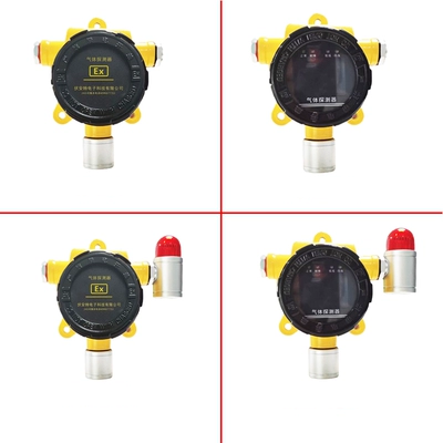 Máy dò nồng độ khí carbon dioxide công nghiệp báo động rò rỉ nitơ và khí argon Đầu dò âm thanh và ánh sáng vượt quá oxy