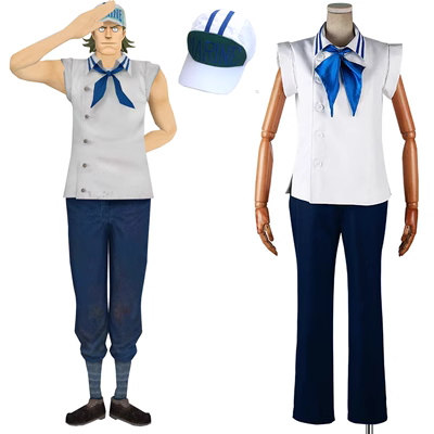 Cosplay hải quân trong One piece Marin Tướng Lính Áo Đồng Phục Anime Cosplay Quần Áo Nam Tùy Chỉnh/Mũ Mua Riêng