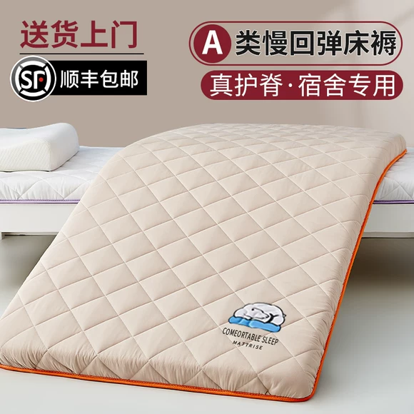 Gấp thảm màu nâu Nệm Tatami Sử dụng kép 1,5 m 1,8m siêu mỏng 3cm kích thước thủ công mềm và cứng - Nệm