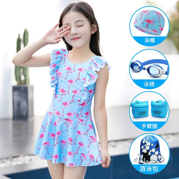 Quần áo trẻ em hè 2019 bé gái mới chia bé áo tắm Phiên bản Hàn Quốc của các bé lớn mặc đồ bơi đi biển bikini - Đồ bơi trẻ em đồ bơi trẻ em phim hoạt hình