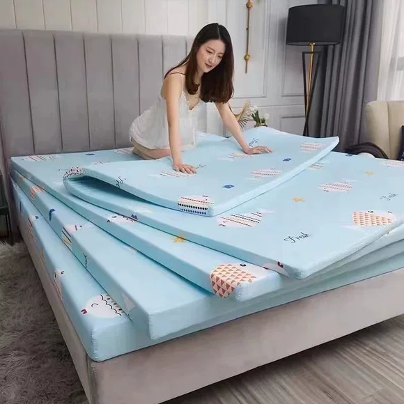 Breguet nhà dệt bông khách sạn thời trang giường pad nệm nệm bảo vệ pad thanh lịch giường trampoline pad - Nệm cao su tổng hợp