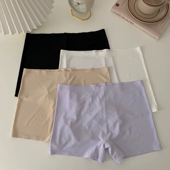 Mùa hè mỏng cotton nữ năm điểm xà cạp cộng với phân bón XL mặc quần short chống sáng quần an toàn quần bảo hiểm - Quần tây thường quần ngố nữ cao cấp