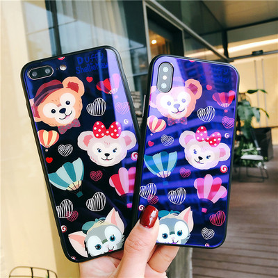 New iphonex phim hoạt hình sơn vỏ điện thoại di động của Apple 10 tempered tùy chỉnh iphone8 glass bảo vệ bìa 4.29