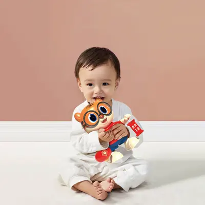 Giáo dục sớm cho bé đồ chơi khiêu vũ giáo dục tập ngẩng đầu huấn luyện bé sơ sinh 0-1 đến 2 tuổi rưỡi 6-6-3 tháng