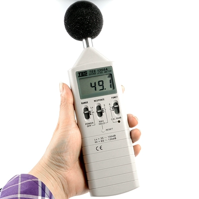 Đài Loan Taishi TES1350A Máy đo tiếng ồn Máy đo mức âm thanh decibel mét dụng cụ kiểm tra chuyên nghiệp máy dò để đo tiếng ồn đồng hồ đo gió