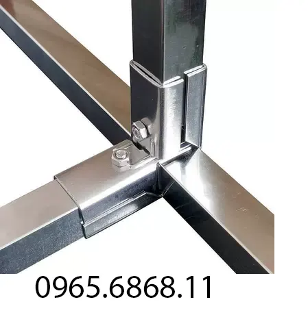 Khớp nối sắt hợp vuông 25x25 đầu nối ông vuông bằng thép không gỉ lắp ráp khớp bàn ghế ốc vít các loại