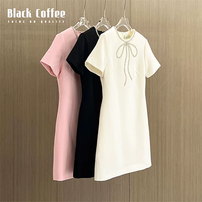 Váy bà bầu mùa hè cho bà bầu Váy ngắn tay 2019 hè mới size rộng áo rộng thấm mồ hôi váy cotton - Sản phẩm HOT