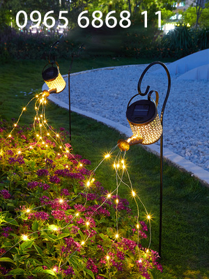 đèn trang trí sân vườn ngoài trời hình bình tưới cây sáng tạo đèn trang trí điều khiển thông minh