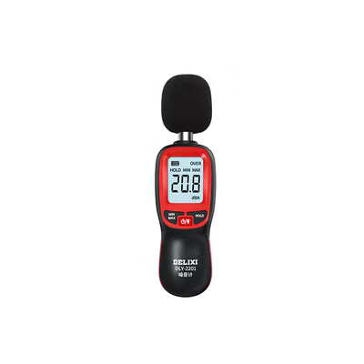 thiết bị đo hướng gió Delixi decibel máy dò âm thanh máy đo tiếng ồn hộ gia đình đo âm lượng máy đo mức âm thanh đo tiếng ồn nhạc cụ máy đo tốc