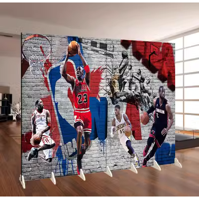 Hiệp hội bóng rổ NBA tổ chức thể dục thể thao màn hình nền điện thoại di động gấp vải phân vùng YY neo