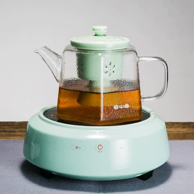Rongshantang lớn hấp thủy tinh hấp tự động ấm đun nước bằng gốm gốm - Trà sứ bình pha trà giữ nhiệt