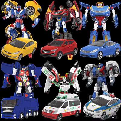 Các máy bay chiến đấu mạnh nhất mini đại lý đội transformers xe siêu phù hợp robot búp bê đồ chơi trẻ em