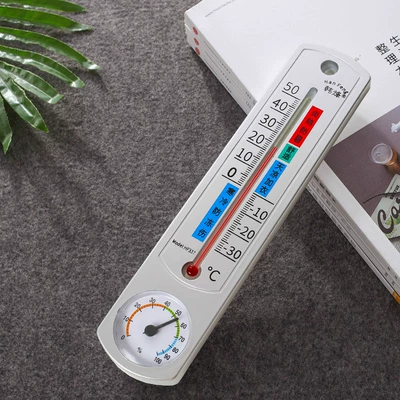 nhiệt kế thủy ngân Nhiệt kế trong nhà chính xác tại nhà phòng em bé treo tường nhà kính chăn nuôi trang trại gà chuyên dụng Máy đo nhiệt độ và độ ẩm có độ chính xác cao nhiệt kế braun