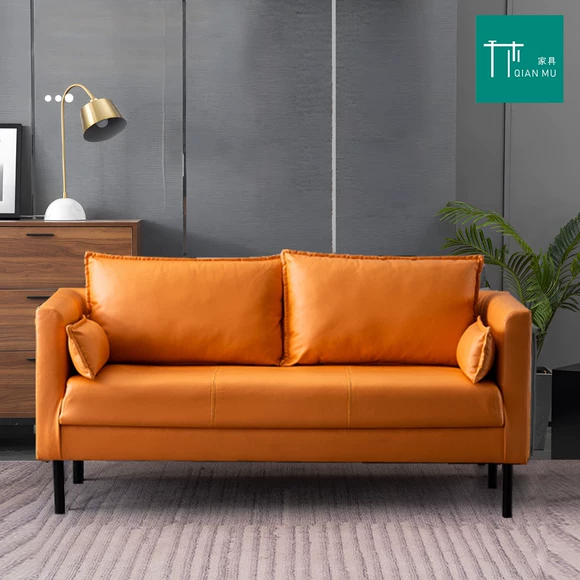 Chihuahua sofa da hạng nhất hiện đại tối giản điều chỉnh tựa đầu lớn phòng khách kết hợp 5838 - Ghế sô pha sofa góc