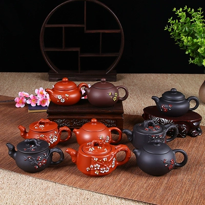 Bộ ấm trà đơn nhà ấm cúng handmade Shishi nồi gốm lọc ấm trà bộ ấm trà bình pha trà thủy tinh lock&lock