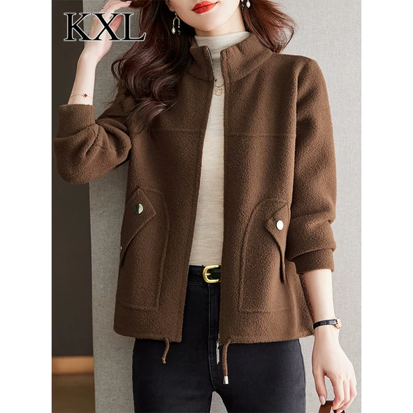 Áo khoác mùa thu đông mới dành cho nữ mùa thu A4AA54102 áo khoác dạ nữ