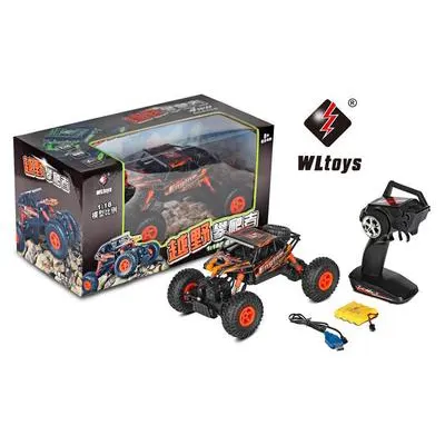 Weili 18428-B 1:18 bốn bánh lái quy mô đầy đủ điều khiển từ xa off-road leo xe 2.4 Gam sạc điều khiển từ xa