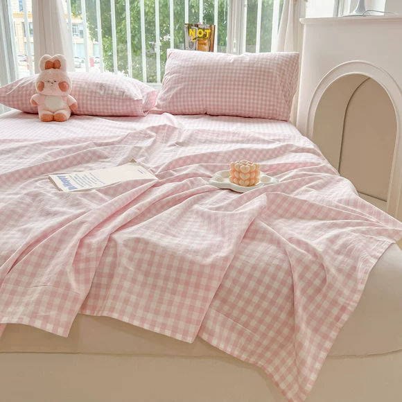 Giường Nhật 笠 đơn mảnh pha lê nhung dày cộng với nhung trải giường bọc bảo vệ mùa đông nhung flannel san hô nhung ga trải giường chun đẹp	