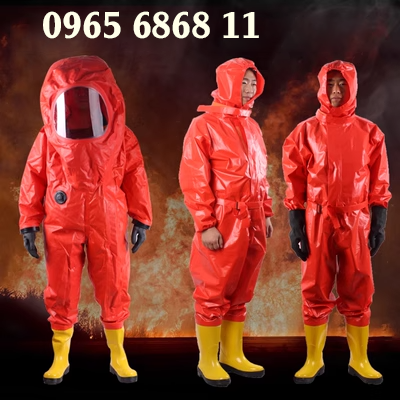 Quần áo bảo hộ chống hóa chất hạng nặng được bao kín hoàn toàn Quần áo bảo hộ chống axit và kiềm bán kín chống hóa chất nhà máy hóa chất lỏng