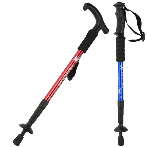 Naturehike chuyển trekking cực carbon siêu nhẹ kính thiên văn năm phần leo núi ngoài trời thiết bị leo núi mía gấp gậy chống inox	